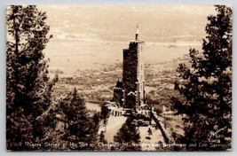 Will Rogers Shrine of Sun Cheyenne Mt Broadmoor Colorado Springs Postcard F23 - £5.94 GBP