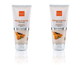 VLCC Papaya &amp; Apricot Face Scrub, 80 gm  (PACK 2) FREE SHIPPING WORLD - £20.92 GBP