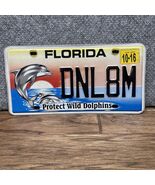 Protect WILD DOLPHINS Florida LICENSE PLATE 10-16 DNL8M Mancave Decor LG - $359.73 MXN
