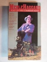 Merle Haggard Poet Of The Common Man Stereo Hifi Vhs Ntsc Live Concert Video Oop - £12.41 GBP