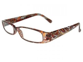 GL2065BRN +1.5 Bliss Brown Abstract Reading Glasses - £12.35 GBP