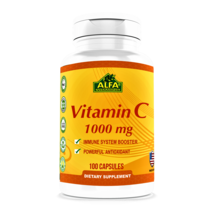 Alfa Vitamin C 1000 mg Immune System / Powerful Antioxidant 100 Tablets - £16.50 GBP