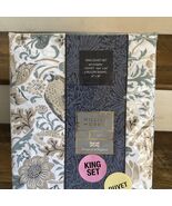 William Morris Strawberry Thief HESSIAN  King Duvet Set 3 ~New~ - $2,203.95 MXN
