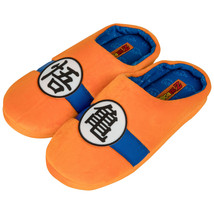 Dragon Ball Z Kanji Men&#39;s Clog Slippers Orange - $29.98