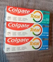 3 Colgate Total Toothpaste 3.3oz Whitening &amp; fresh Mint Stripe (K16) - £12.41 GBP