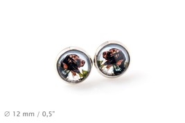 Pointer. Pet in your ear. Earrings. Photojewelry. Handmade. - £10.29 GBP