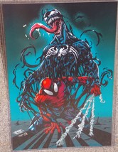 Marvel Spider-Man vs Venom Glossy Print 11 x 17 In Hard Plastic Sleeve - £19.90 GBP