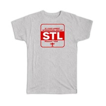 USA St. Louis Lambert Airport Missouri STL : Gift T-Shirt Travel Airline Pilot - £19.66 GBP