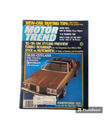Motor Trend June 1980 Oldsmobile Cutlass BWM 528 Thunderbird  Peugeot 505 - £6.21 GBP