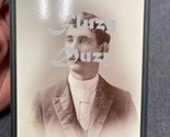 CABINET CARD PHOTO Dr Orlando Gaston Gibson Sparta Illinois 1890’s - $34.65