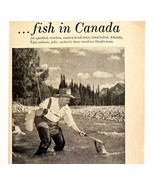 Fishing In Canada 1953 Advertisement Canadian Government Travel Bureau D... - €25,86 EUR