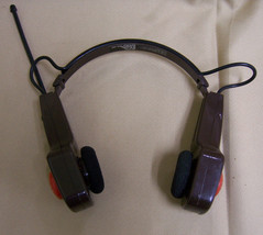 Vintage Life Long Hershey&#39;s chocolate Brown Folding AM/FM Radio Headset  #222 - £19.46 GBP