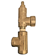 918 H7E HENRY Shut-off Valve, 1/4&quot; FPT x 1/4&quot; MPT with 1/4’’ PH Tee [e-10] - $183.98 MXN