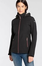 Icepeak Brenham Softshell Jacke IN Schwarz Plus UK 20 (ccc372) - £41.95 GBP