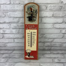 Cream Of Wheat Wooded Hanging Wall Thermometer 18&quot; 1984 Read Description - $22.04