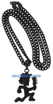 Juggalo Necklace Small New Iced Out Pendant  24 Inch Cuban Style Chain Insane - $17.99