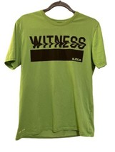 Nike Mens Lebron James Witness Wave Dri Fit T-Shirt Size X-Large, Green/Black - £27.52 GBP