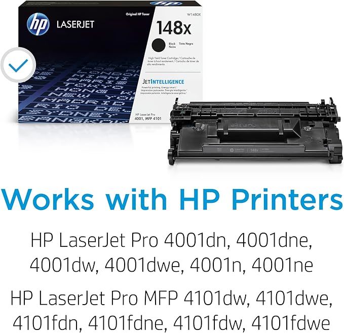 Genuine HP 148X  W1480X for HP Pro 4001dw 4001dn 4001n MFP 4101fdw 4101fdn