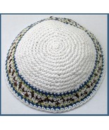 Knitted KIPPA size: 6.5&quot; / 16cm Yarmulke Kipa Kippah skullcap cap - £3.65 GBP