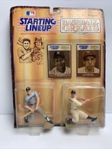 1989 Starting Lineup Baseball Greats Mickey Mantle Joe DiMaggio Ny Yankees HOF - £18.64 GBP