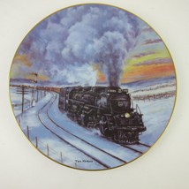 Collectible Plate Train Locomotive Sherman Hill Challenger Ted Xaras 8&quot; Vintage - £23.97 GBP