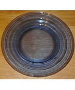 Moderntone Depression Glass Cobalt Blue Sherbet Plate #1 - $8.10 CAD