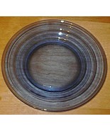 Modern Tone Depression Glass Cobalt Blue Sherbet Plate 6 inch - $8.10 CAD