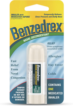 Benzedrex Nasal Decongestant Inhaler, 1 Count (Pack of 1) - $9.99