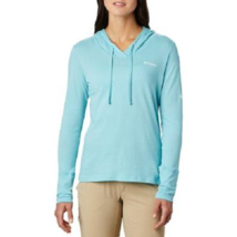 NEW COLUMBIA BLUE COTTON JERSEY HOODIE TOP SIZE XL $50 - $50.00