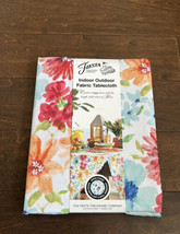 Fiesta  Floral Print Spring Summer Dining Tablecloth 60”x84”  Water Repellent - £27.50 GBP