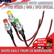 3Pcs 12Mm 12V 5Amp Mount Push Button Lockless Momentary On/Off Wired Switch - $12.99