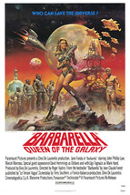 Barbarella Jane Fonda John Phillip Law Sci-Fi Classic Cult 24x18 Poster - £18.86 GBP