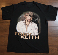Vintage Toby Keith Music Star Heavy Cotton Black Full Size Unisex Shirt ... - $13.99+