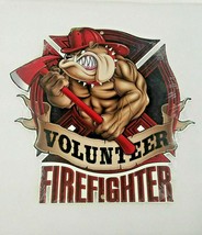 Aid Frontline Volunteer firefighter fireman Axe Bulldog Dawgs UGA USA Steel sign - £52.57 GBP