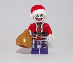 Building Block Joker Christmas DC Minifigure Custom  - £5.48 GBP