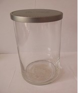 YANKEE Candle Clear Empty Glass JAR with Rubber Stopper Lid, Clean 20oz,... - $12.82