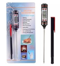 Waterproof Digital Thermometer for BBQ Meat Water Milk Oil Liquid... - £14.63 GBP