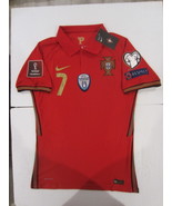 Cristiano Ronaldo Portugal 2022 World Cup Match Red Home Soccer Jersey 2... - $2,041.78 MXN
