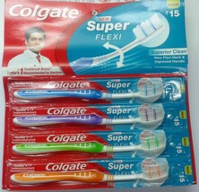 ToothBrush  Colgate Toothbrush Super Flexi 4 Tooth brush Medium Bristles  - $7.35