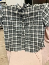 5.11 Tactical Plaid Short Sleeve Button Up Shirt Size Large - £35.04 GBP