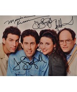 SEINFELD CAST SIGNED PHOTO X4 - Jerry Seinfeld +++ w/COA - £597.05 GBP