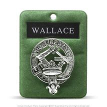 Clan Wallace Scottish Crest Badge Brooch Pin for Clothes Costume Gift So... - $11.86