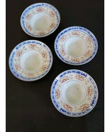 Chinese Set of 4 Blue Dragon Bowl Vintage - £15.50 GBP