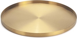 Ivailex Gold Stainless Steel Round Jewelry And Make Up, 12.6 Inches - £33.33 GBP