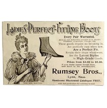 Rumsey Bros Ladies Boots 1894 Advertisement Victorian Footwear 3 ADBN1yy - $369.57 MXN