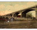 New Mulberry Street Bridge Harrisburg Pennsylvania PA DB Postcard P23 - £2.32 GBP