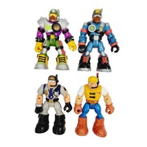 Fisher Price Rescue Heroes Action Figure Lot of 4 - Mattel - £11.01 GBP