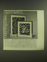 1974 Bloomingdale&#39;s Art Needlework Advertisement - Bloomingdale&#39;s Geometrics - £14.46 GBP