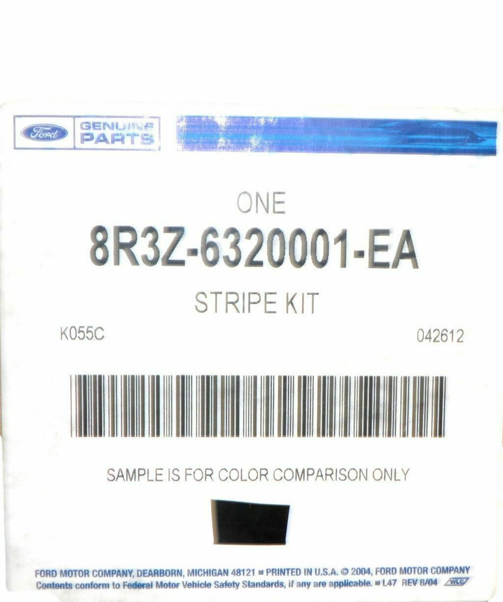 Genuine OEM Ford 8R3Z-6320001-EA Left Hand Hood Stripe Decal (Ebony) - $335.75