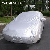 Universal Full Car Cover Rain Frost Snow Dust Waterproof Protection Exterio - £34.93 GBP